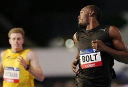 Nitro Athletics: Usain Bolt "đi dạo" 50m vẫn thắng dễ dàng