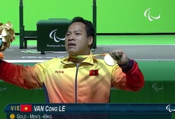 Rio 2016: Lê Văn Công lập KLTG, giành HCV đầu tiên ở Paralympic