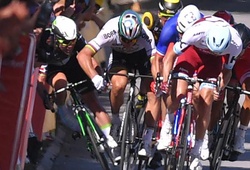 Tour de France 2017 chặng 4: Sagan "đánh cùi chỏ" Cavendish khiến cả 2 rời cuộc chơi