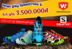 Webthethao tặng độc giả giày chạy Salomon trị giá 7 triệu đồng