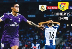 Real Madrid - Villarreal:  James đã “thắng” Zidane