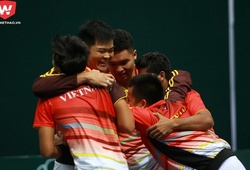 Vỡ òa cảm xúc khi quần vợt Việt Nam lọt vào nhóm II Davis Cup
