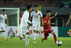 Hòa chủ nhà Myanmar, U.19 Việt Nam vươn lên đầu bảng