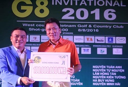 Giải Golf G8: 100 triệu đồng đến với người dân nghèo tỉnh Bến Tre
