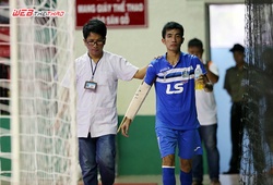 Vòng 10 lượt về Futsal VĐQG: Bị phạm lỗi, tuyển thủ QG phải nhập viện