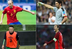11 ngôi sao sẽ giã từ sự nghiệp quốc tế sau EURO 2016