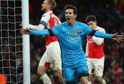 Video lượt đi vòng 1/8 Champions League: Arsenal 0-2 Barca