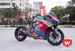 Ducati 899 Panigale độ sắc màu rực rỡ đón Tết