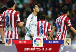 Atletico - Real Madrid: “Kền kền” coi chừng 30 phút cuối