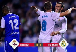 Bale tỏa sáng, Real Madrid thắng tưng bừng Deportivo