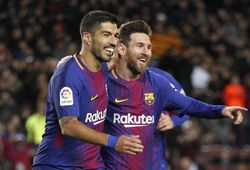 Cặp đôi vàng Suarez - Messi lập kỷ lục có một không hai cho Barca
