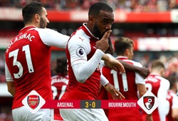 Kết quả bóng đá: Arsenal thắng lớn với tuyệt phẩm của Lacazette