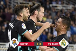 Kết quả bóng đá: Hạ Sociedad, Real Madrid san bằng kỷ lục 54 năm