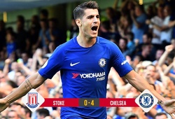 Kết quả bóng đá: Morata lập hat-trick giúp Chelsea đè bẹp Stoke