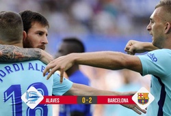 Messi lập kỳ tích ghi bàn thứ 350 giúp Barca thắng dễ Alaves 