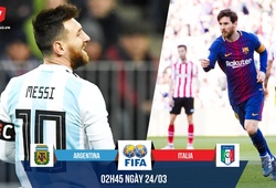 Messi và “thùng thuốc nổ 105 bàn" giúp Argentina chống Italia