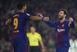 Thống kê ngoạn mục của Messi - Suarez giúp Barca thắng 5 sao