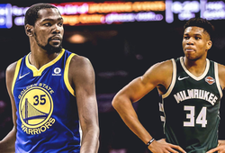 Kevin Durant xúi Antetokounmpo hãy bỏ Bucks mà ra đi