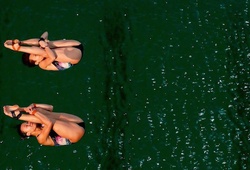 Bể bơi màu xanh lá cây tại Rio 2016 có khả năng gây hại cho VĐV