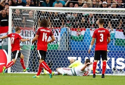 Bảng F, Áo 0-2 Hungary: Nỗi buồn cho người Áo