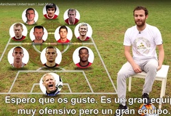 Juan Mata chọn đội hình mạnh nhất lịch sử M.U, không Rooney