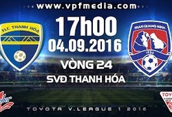 Link xem trực tiếp vòng 24 V. League diễn ra ngày 4/9