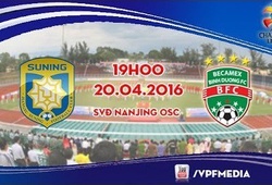 Trực tiếp AFC Champions League: Giang Tô FC vs B. Bình Dương