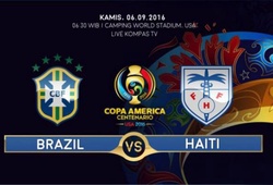 Trực tiếp bảng B Copa America: Brazil vs Haiti