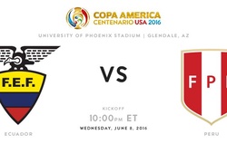 Trực tiếp bảng B Copa America: Ecuador vs Peru