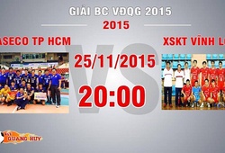 Trực tiếp bóng chuyền VĐQG: Maseco TP HCM vs XSKT Vĩnh Long