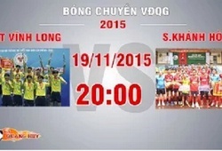 Trực tiếp bóng chuyền VĐQG: XSKT Vĩnh Long vs S.Khánh Hòa