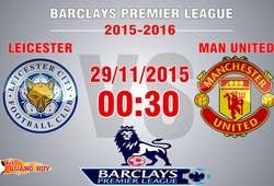 Trực tiếp vòng 11 Premier League: Leicester City vs Man United