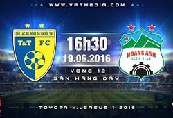 Trực tiếp vòng 12 V.League: Hà Nội T&T vs HAGL