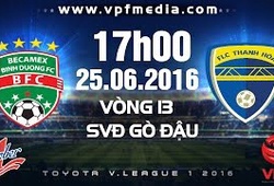 Trực tiếp vòng 13 V.League: B. Bình Dương vs FLC Thanh Hóa