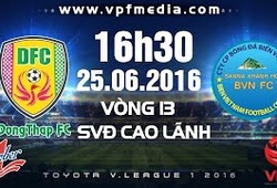 Trực tiếp vòng 13 V.League: Đồng Tháp vs Sanna Khánh Hòa BVN