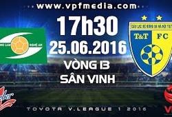 Trực tiếp vòng 13 V.League: SLNA vs Hà Nội T&T