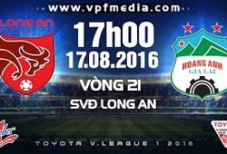 Trực tiếp vòng 21 V. League, lượt đấu ngày 17/8