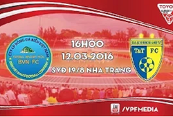 Trực tiếp vòng 4 V. League: S. Khánh Hòa BVN vs Hà Nội T&T