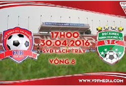 Trực tiếp vòng 8 V League: Hải Phòng vs B. Bình Dương