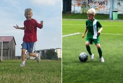 Cầu thủ nhí 10 tuổi chơi bóng hay hơn cả Messi