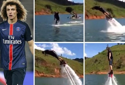 Video: David Luiz biểu diễn kỹ năng Flyboard điêu luyện tại quê nhà
