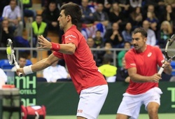 Video Davis Cup: Djokovic/Zimonjic 0-3 Golubev/Nedovyesov