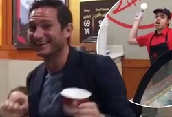 Frank Lampard bất ngờ với tài nghệ của nhân viên bán kem