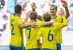 Video giao hữu quốc tế: Thụy Điển 3-0 Xứ Wales