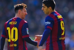 Lionel Messi dạy Luis Suarez thế nào là xâu kim