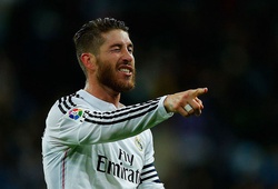 Sergio Ramos ăn mừng như “điên” sau khi ghi tuyệt phẩm