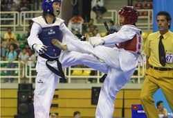 Xem lại trận đấu của Hà Giang với Eun Kyung Kwon tại Asian Taekwondo 2008