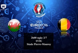 Xứ Wales vs Bỉ: Gareth Bale đại chiến hàng công số 1 EURO