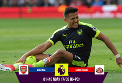 Hy vọng Top 4 của Arsenal đặt cửa... thương binh Alexis Sanchez