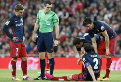 Atletico mất “đá tảng” trước đại chiến với Bayern ở Champions League